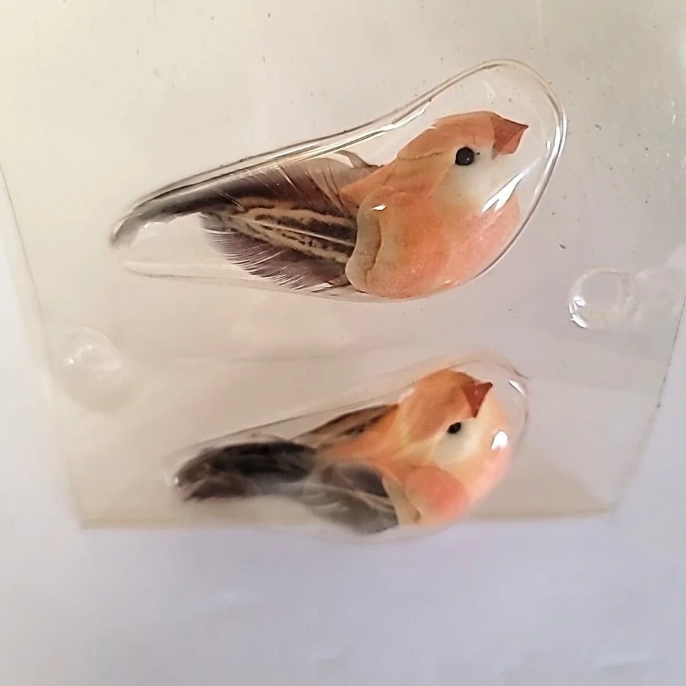 NOS Lot of 7 Colorful Craft Birds 3